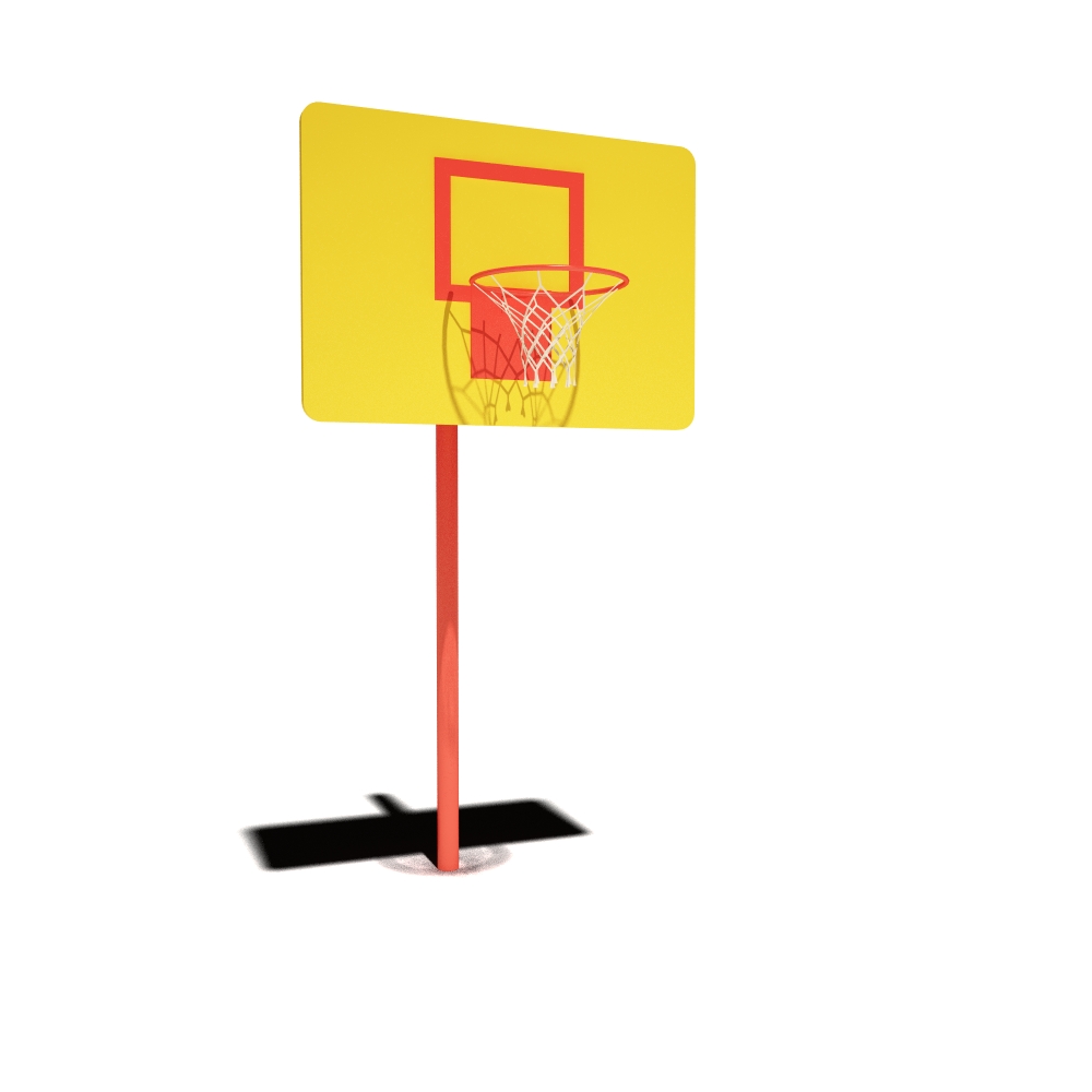 Баскетбольный щит со стойкой